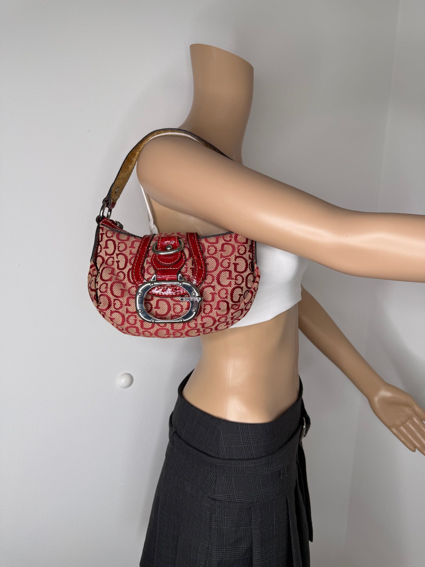 Guess vintage Tasche y2k rot