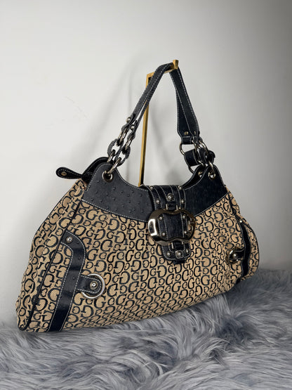 Guess vintage Tasche y2k rare beige schwarz