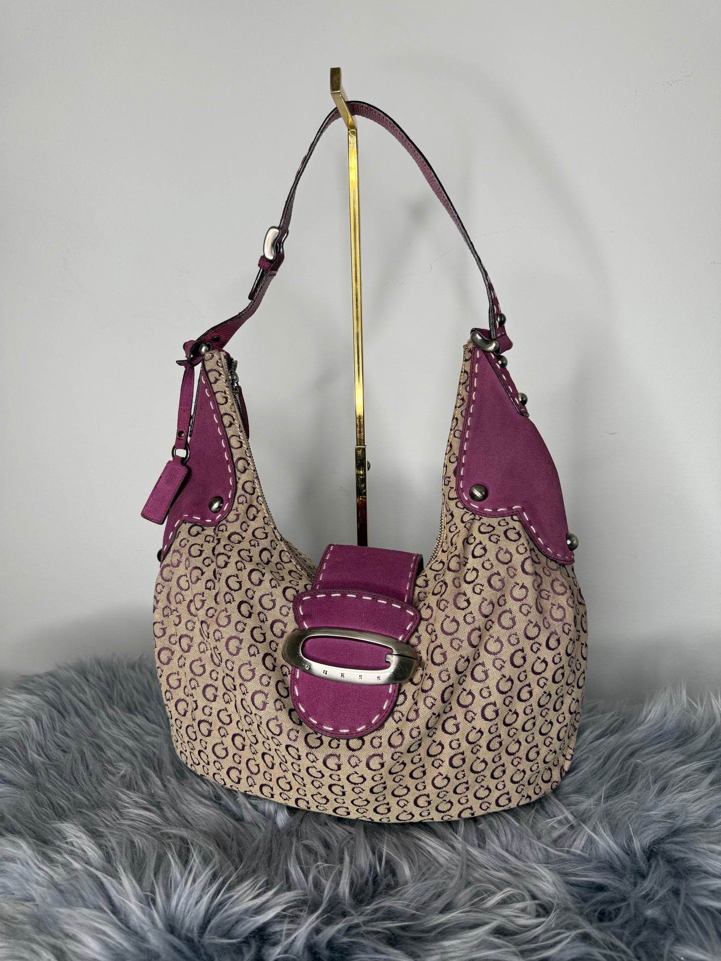 Guess vintage Tasche y2k rare beige pink
