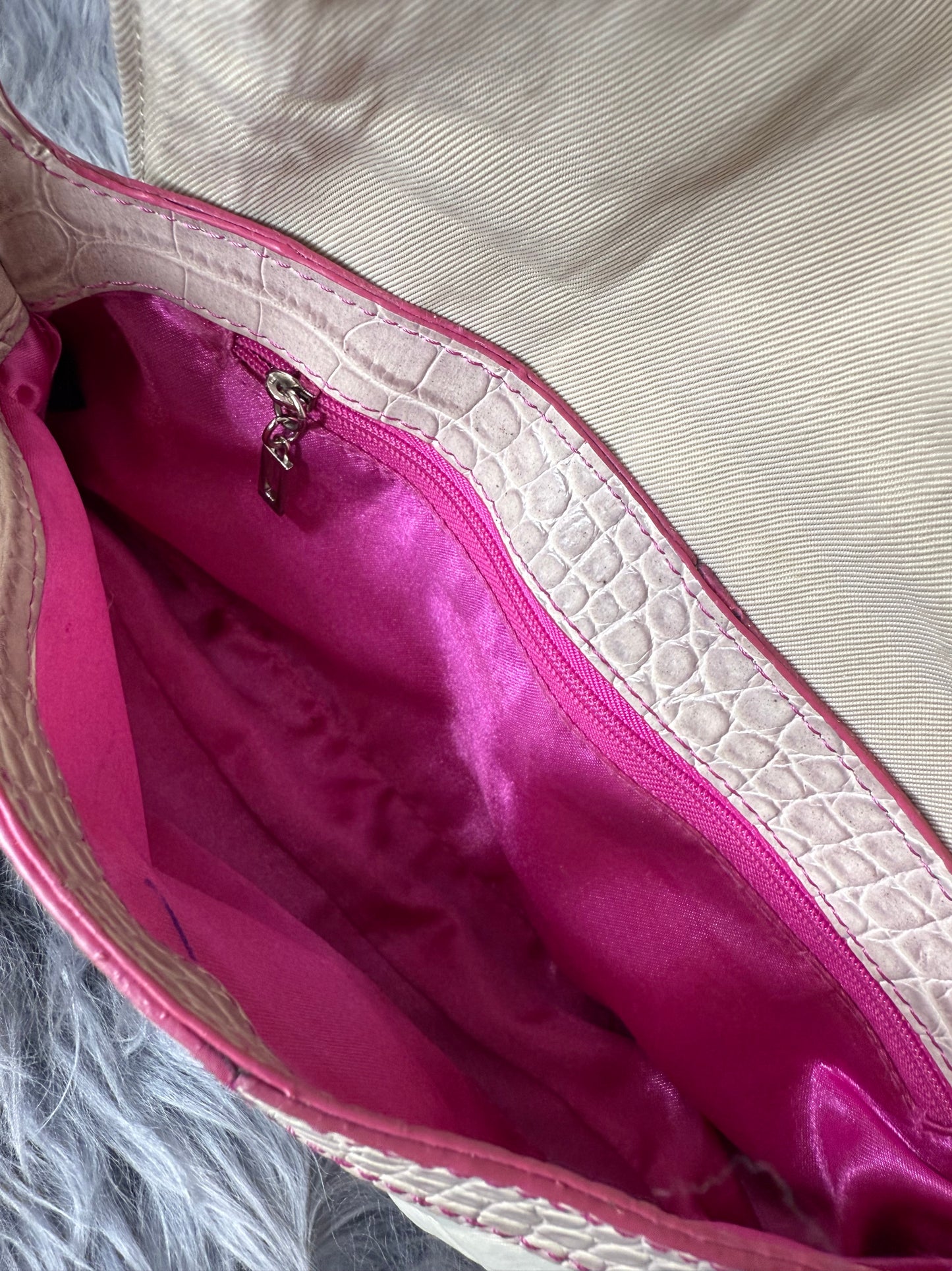 Guess vintage Tasche y2k rare rosa beige