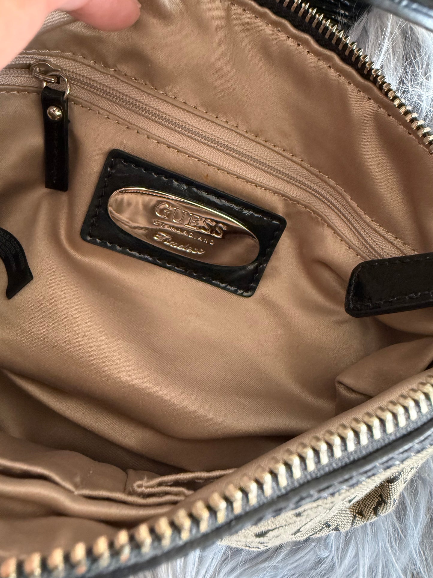 Guess vintage Tasche y2k rare braun schwarz