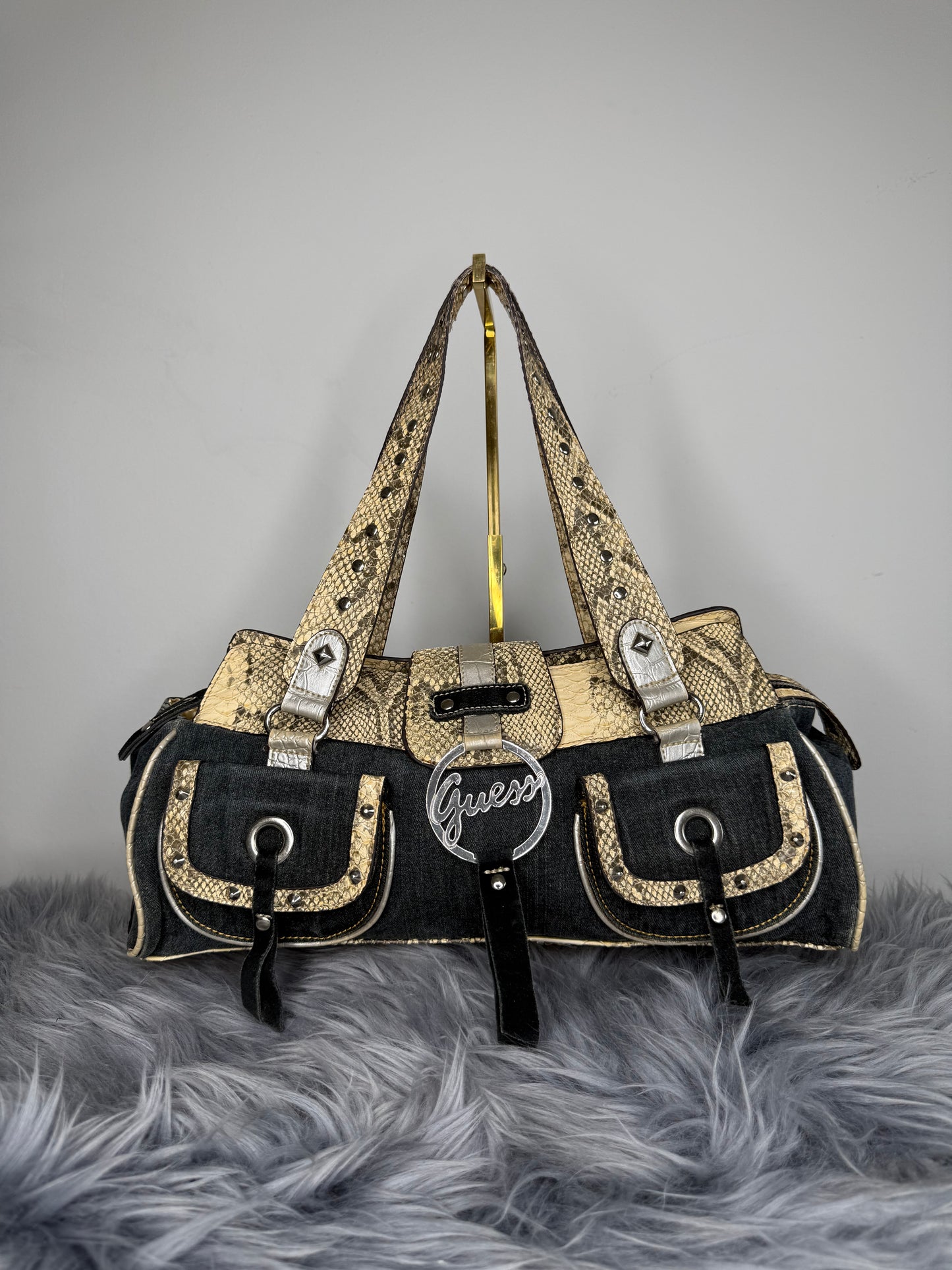 Guess vintage Tasche y2k rare denim blau