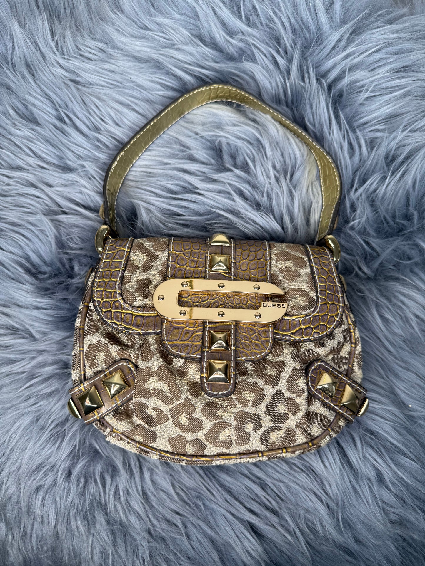 Guess vintage Tasche Leopard rare y2k