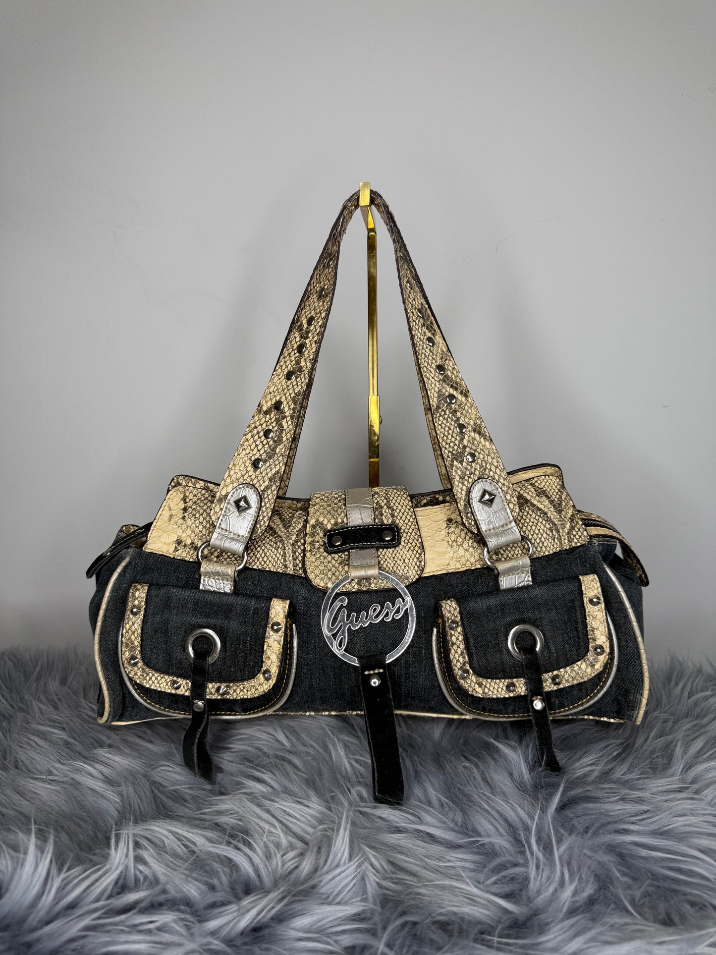 Guess vintage Tasche y2k rare denim blau