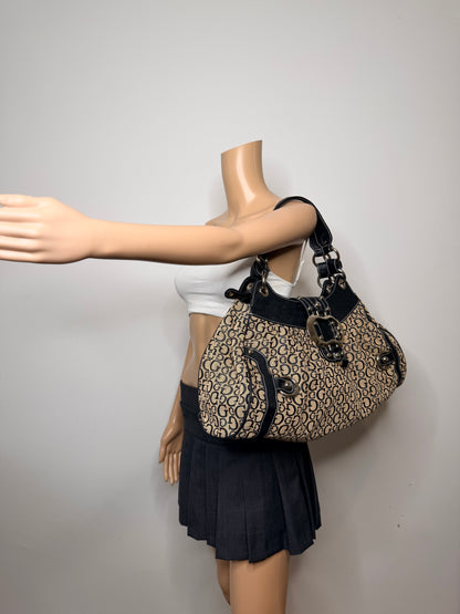Guess vintage Tasche y2k rare beige schwarz