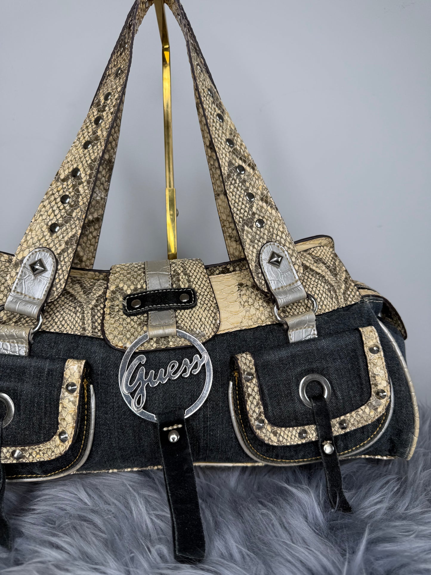 Guess vintage Tasche y2k rare denim blau