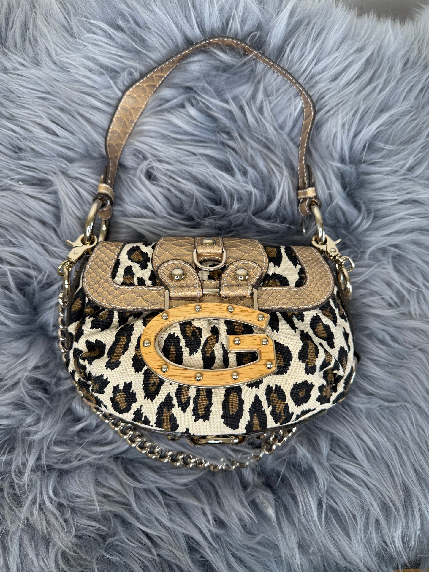 Guess vintage Tasche Leopard neuwertig