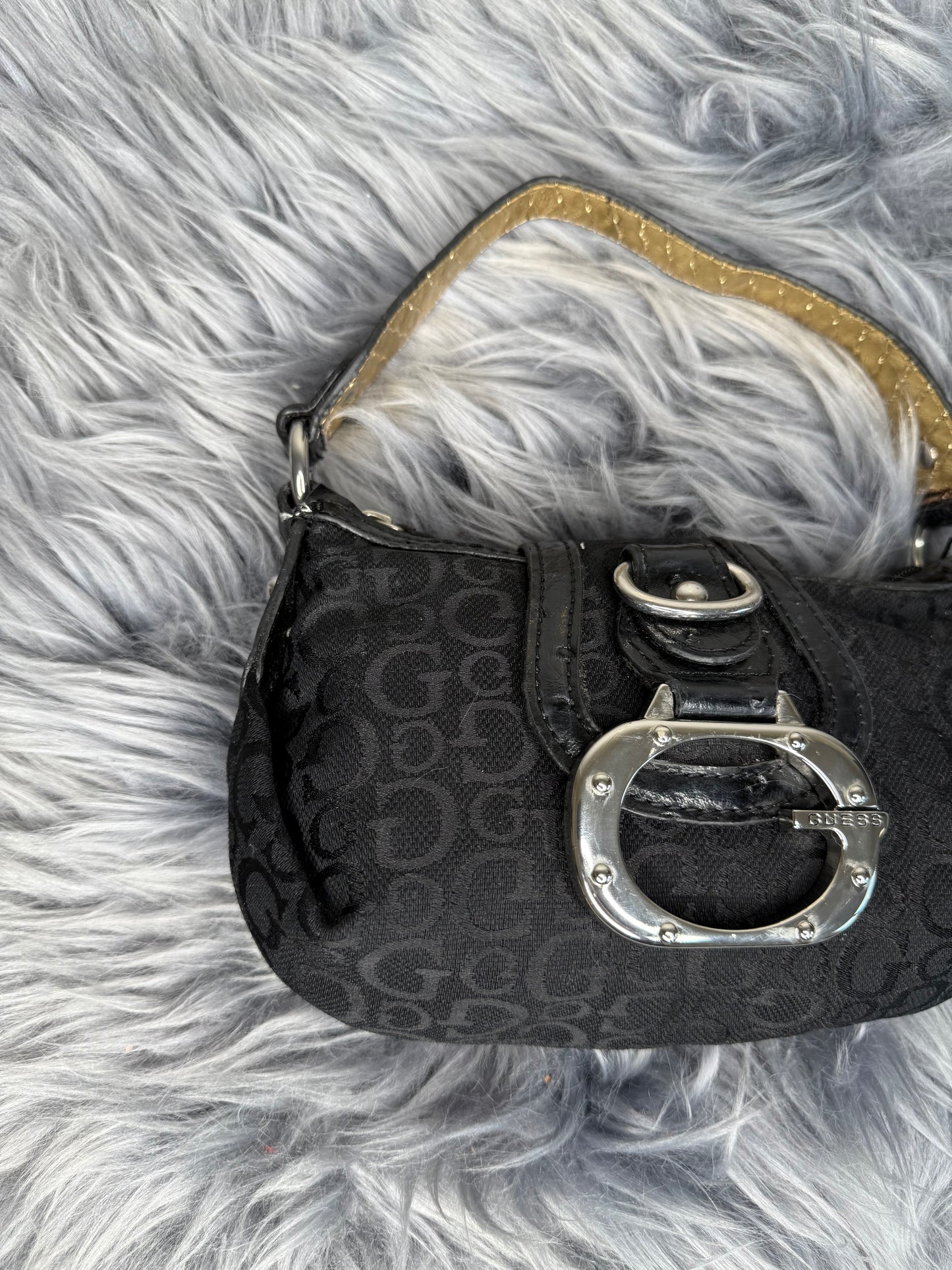 Guess Vintage Tasche Y2k Rare schwarz