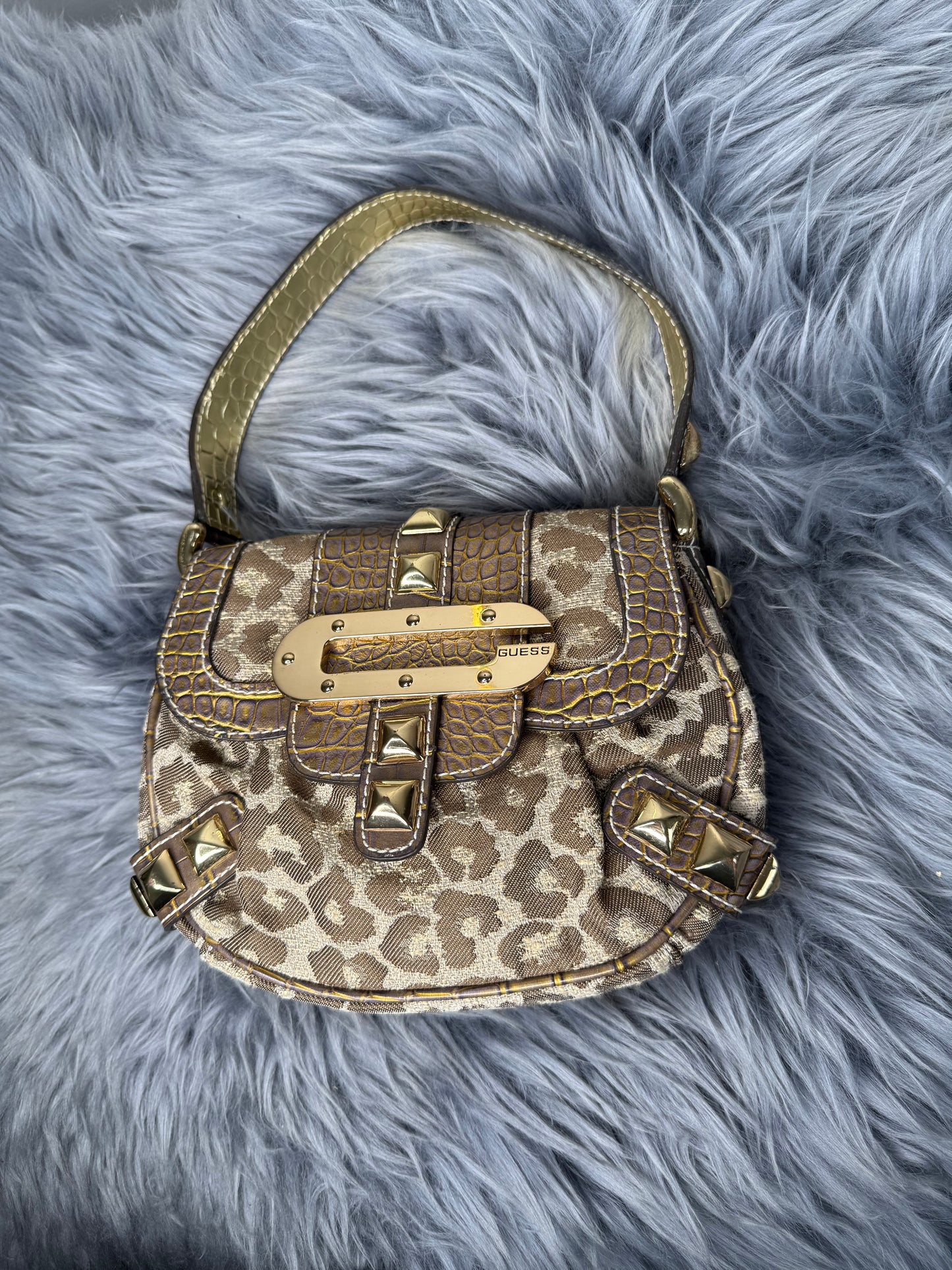 Guess vintage Tasche Leopard rare y2k
