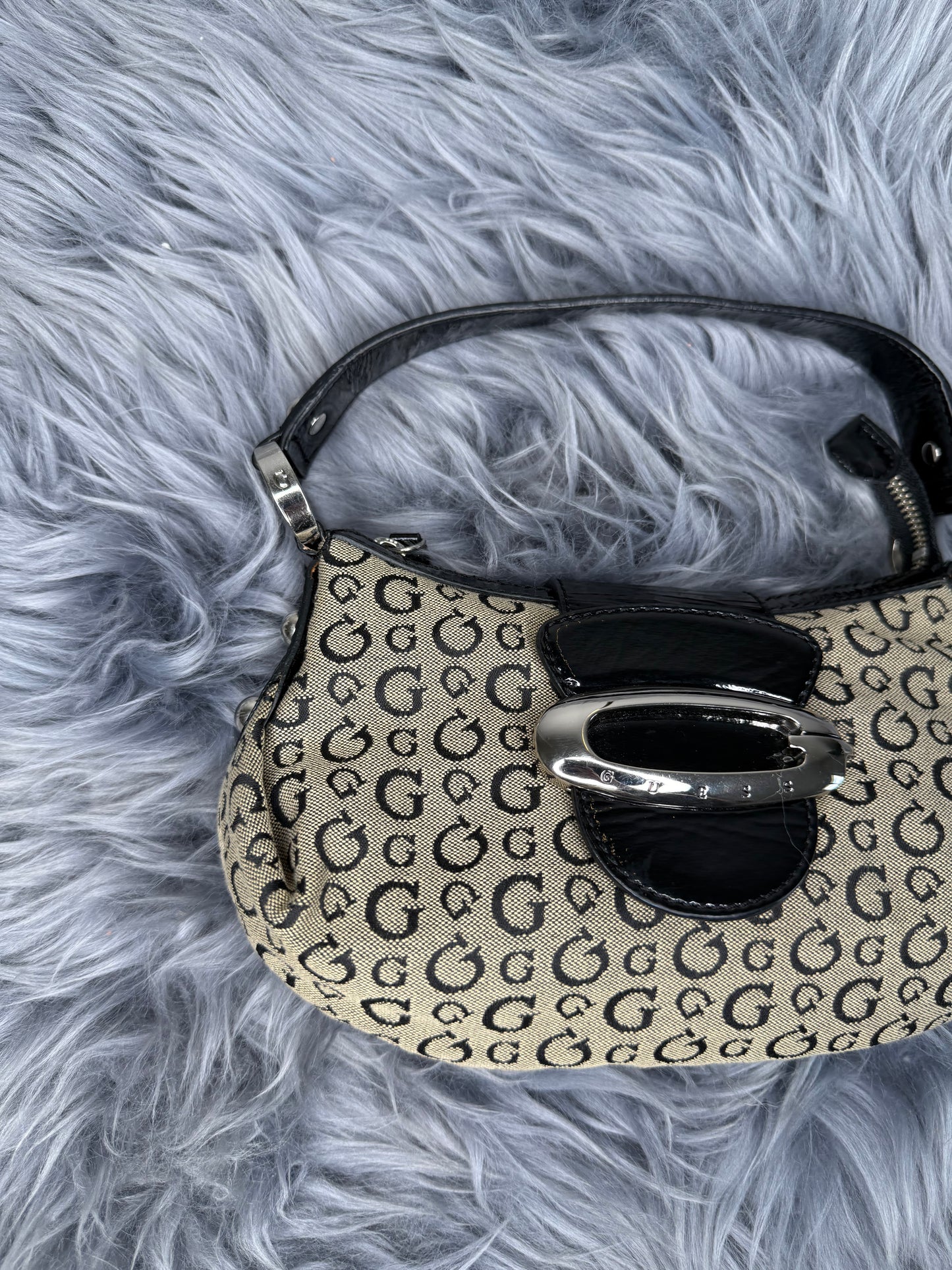 Guess vintage Tasche y2k rare braun schwarz