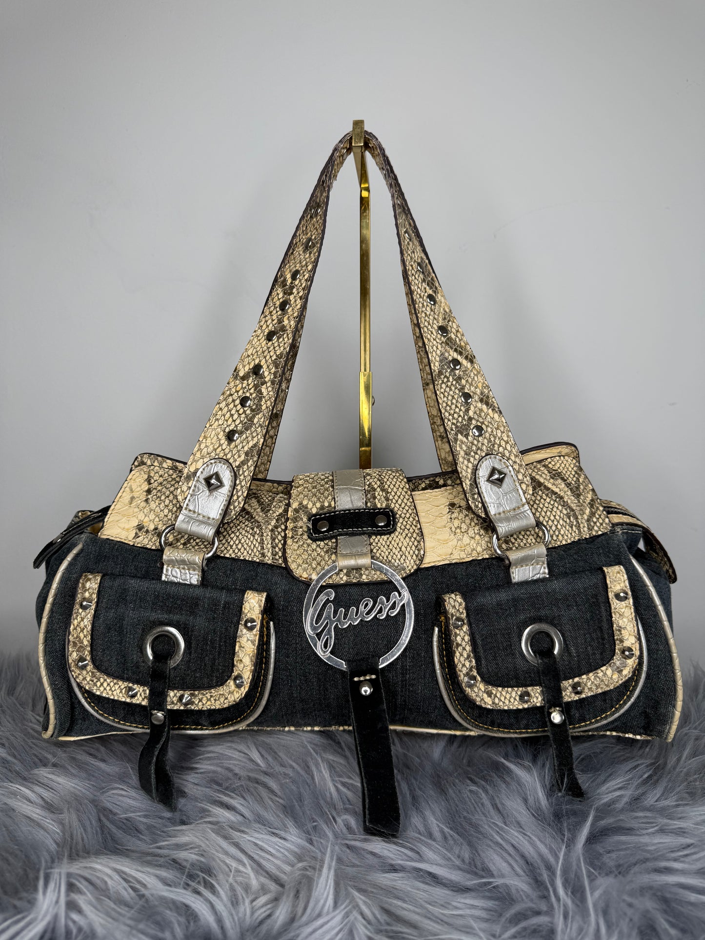 Guess vintage Tasche y2k rare denim blau