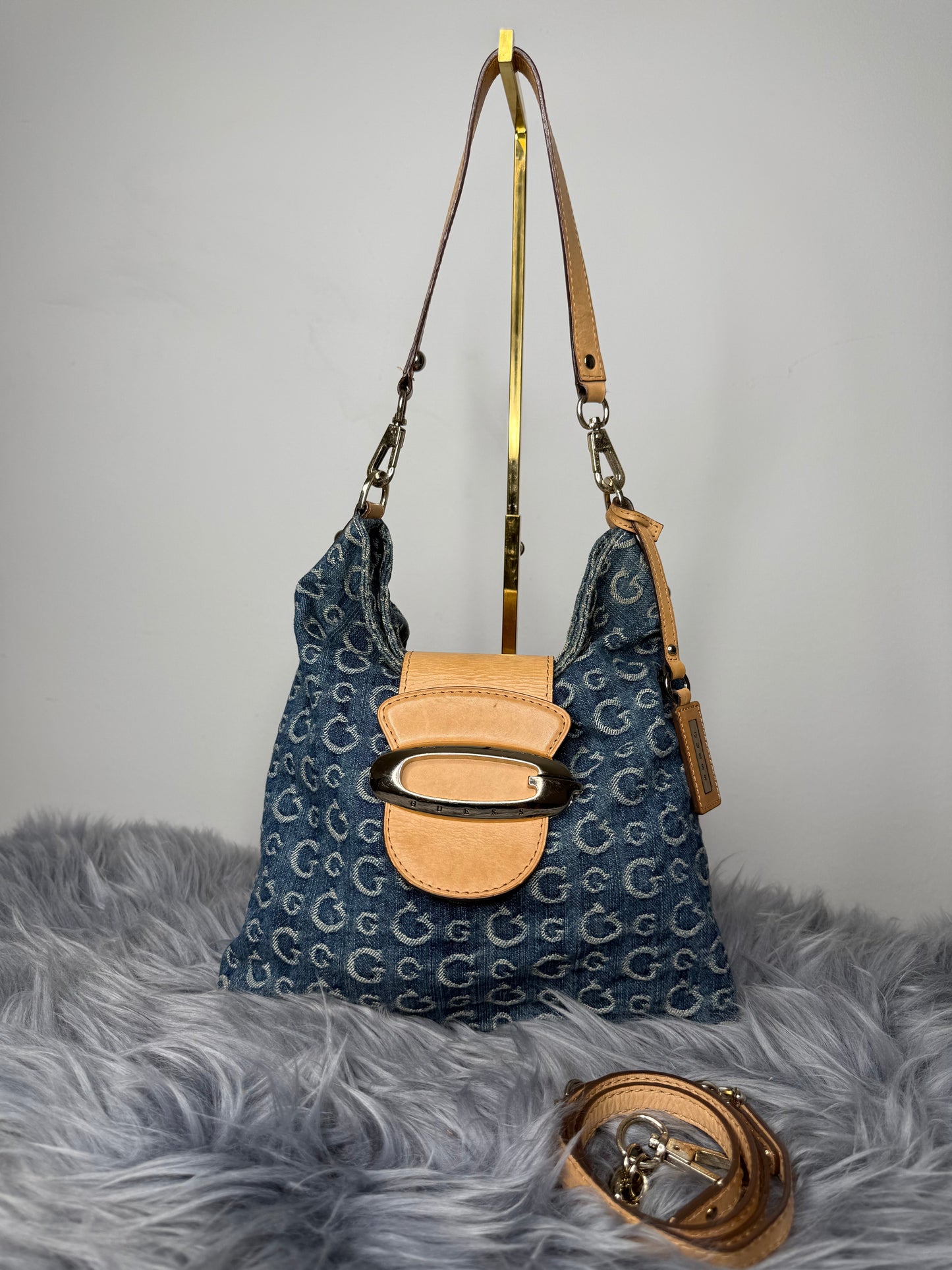 Guess vintage Tasche y2k rare denim blau