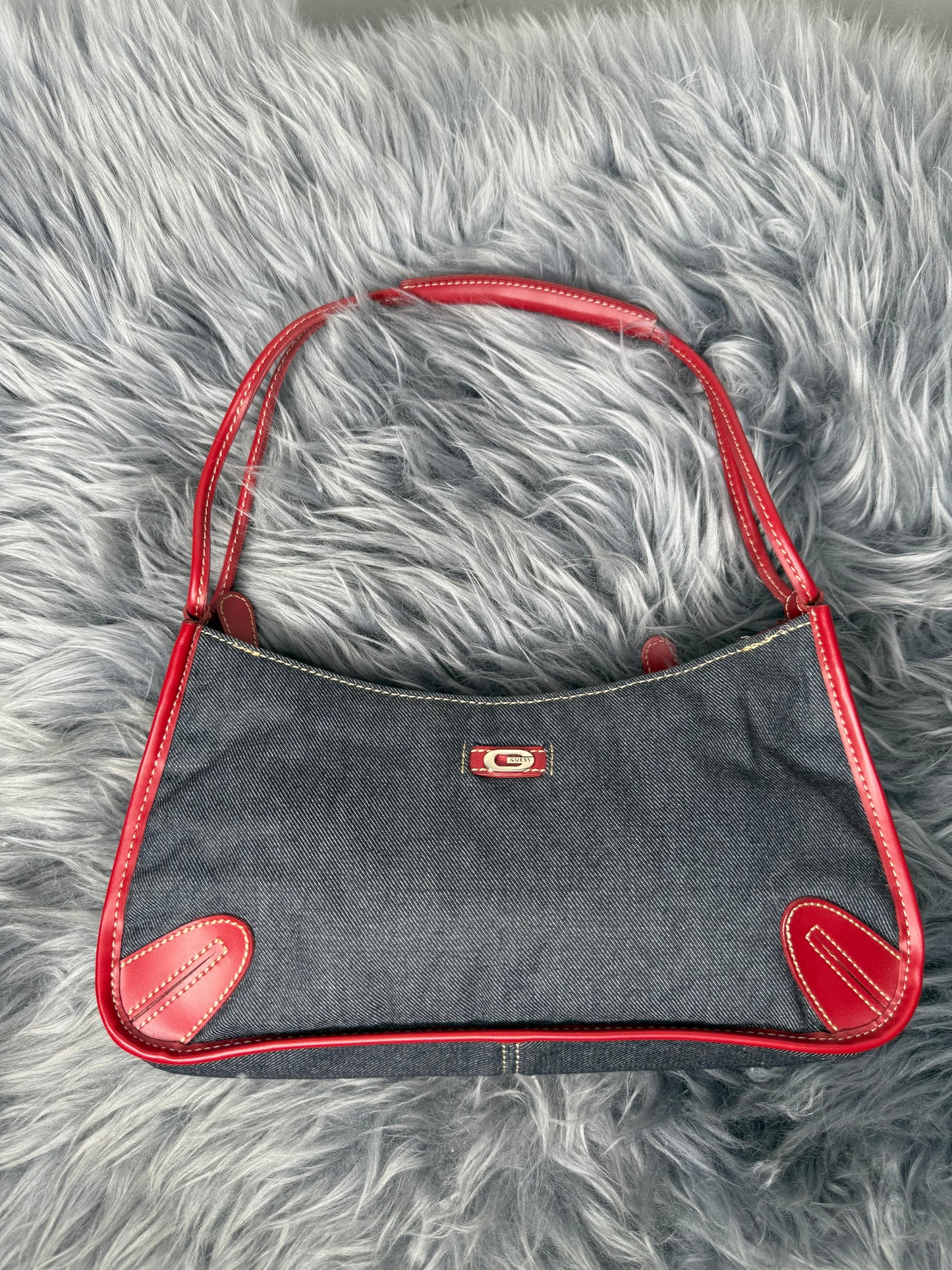 Guess vintage Tasche y2k denim rot