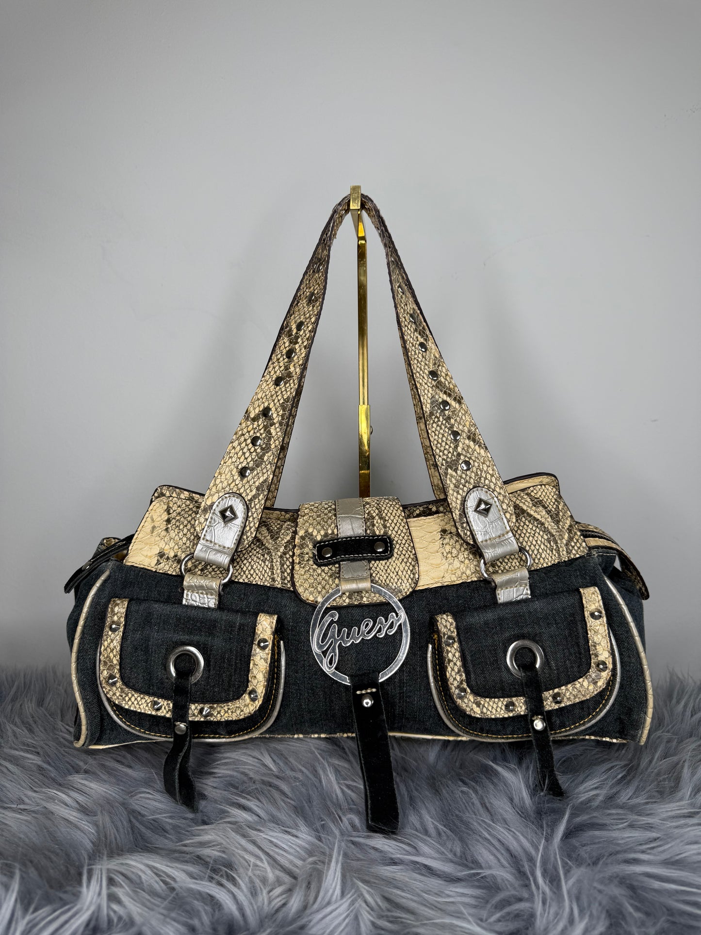 Guess vintage Tasche y2k rare denim blau