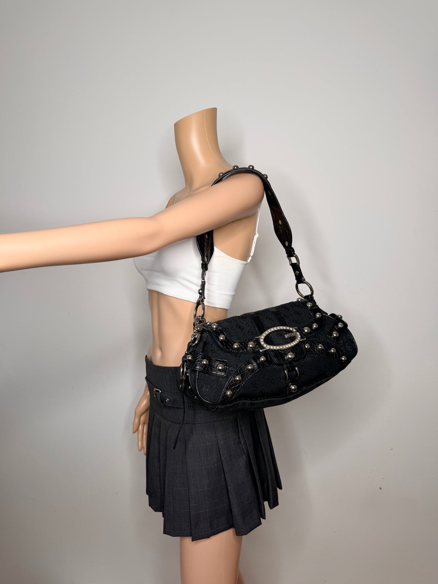 Guess vintage Tasche y2k rare echt Leder Details