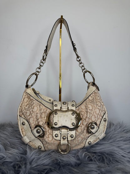 Guess Vintage Tasche Y2k Rare Beige