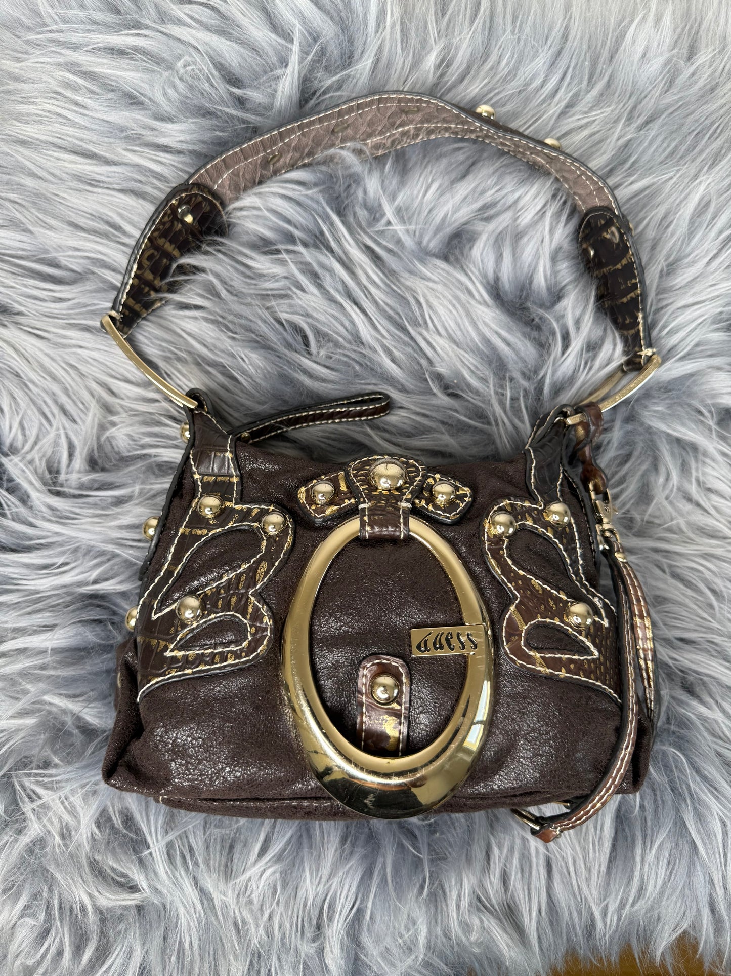 Guess vintage Tasche goldbraun
