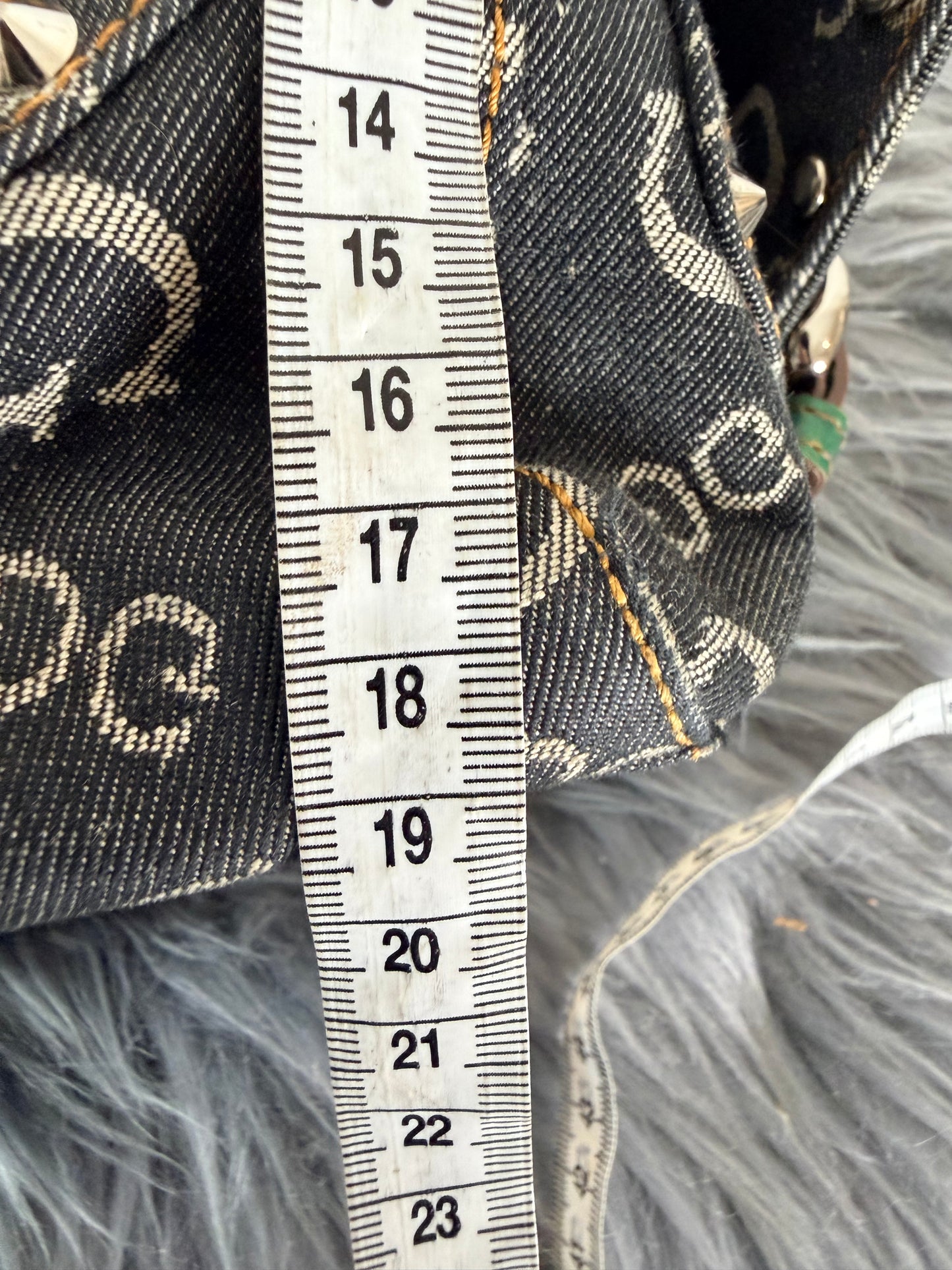 Guess vintage Tasche y2k rare Denim grün