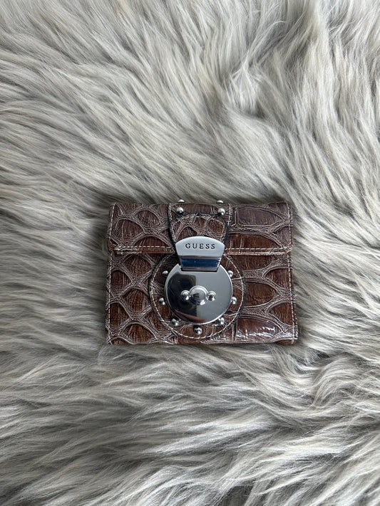 Guess vintage Geldbörse y2k rate braun