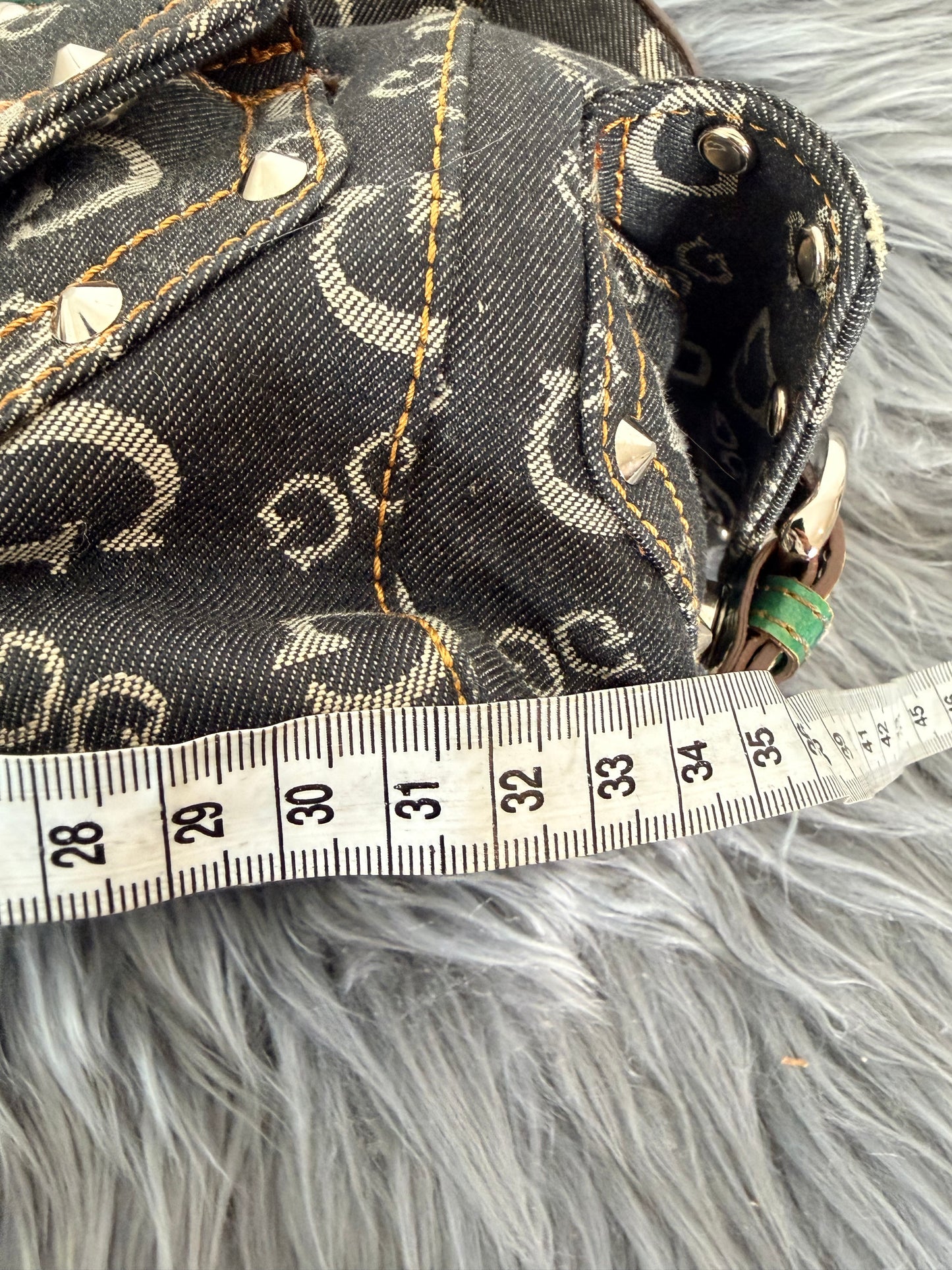 Guess vintage Tasche y2k rare Denim grün