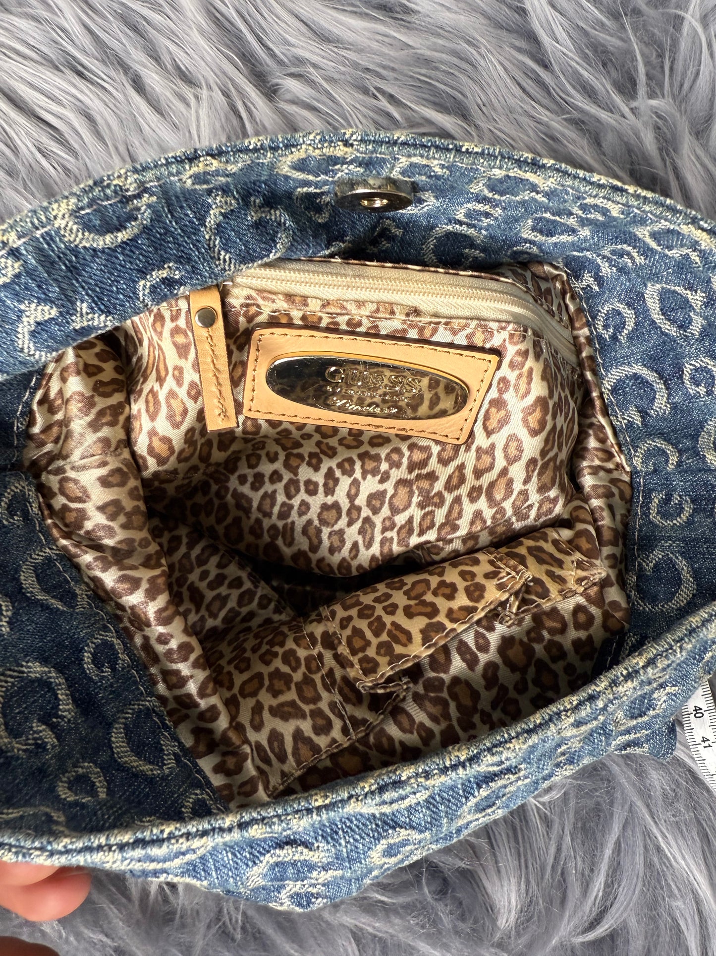Guess vintage Tasche y2k rare denim blau