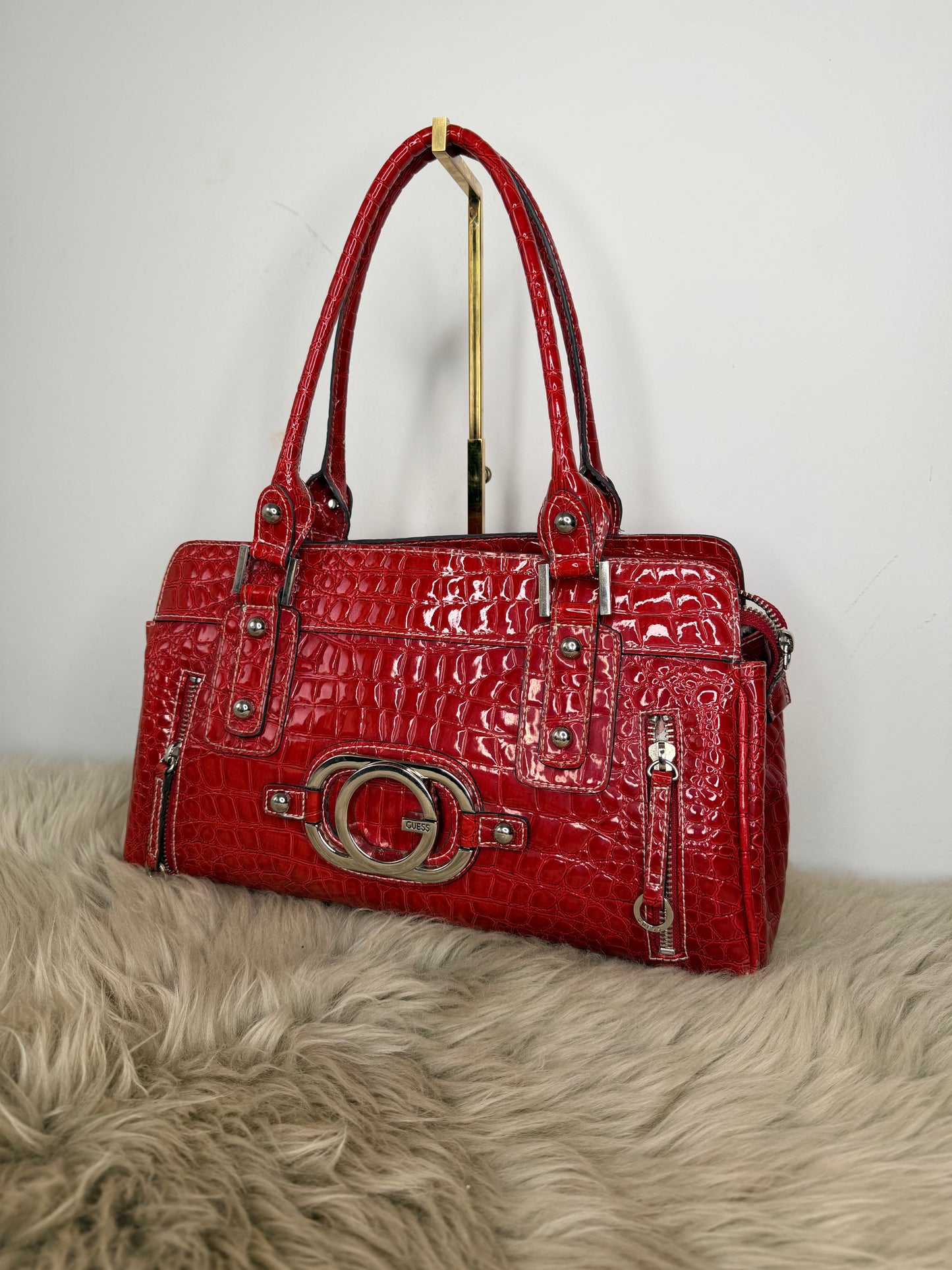 Guess vintage Tasche y2k rare rot