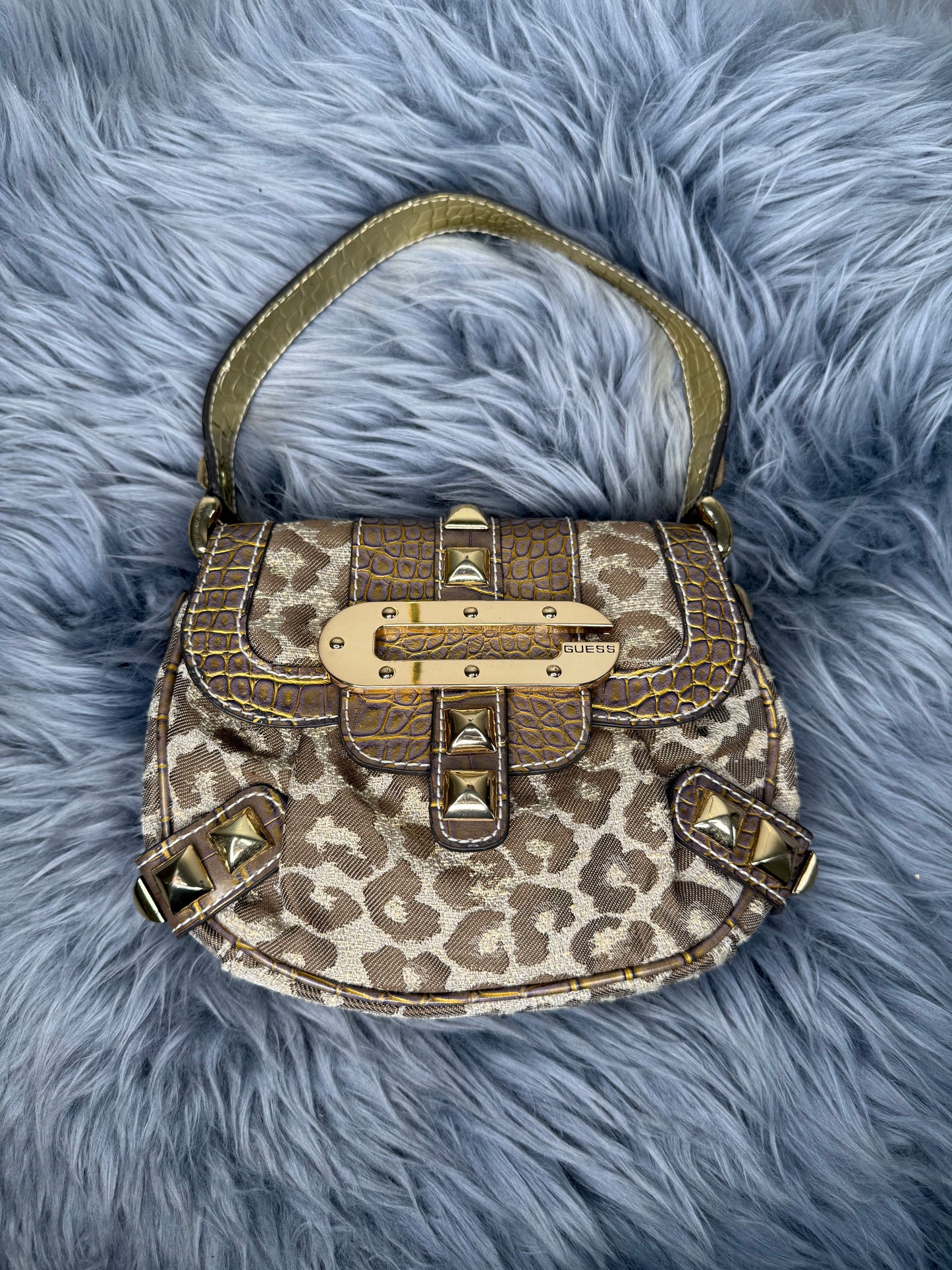 Guess vintage Tasche Leopard rare y2k