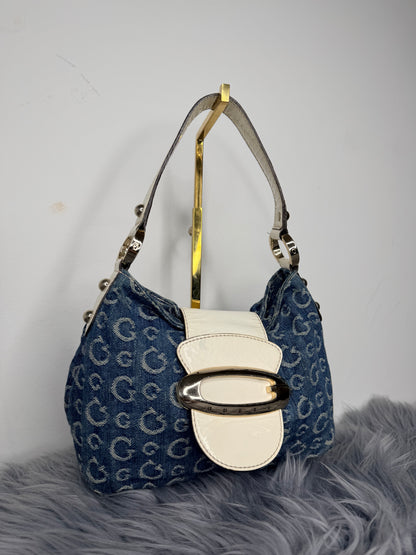 Guess vintage Tasche y2k rare blau weiß