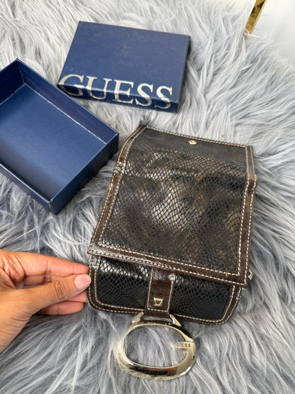 Guess Vintage Tasche Y2k Geldbörse braun neu