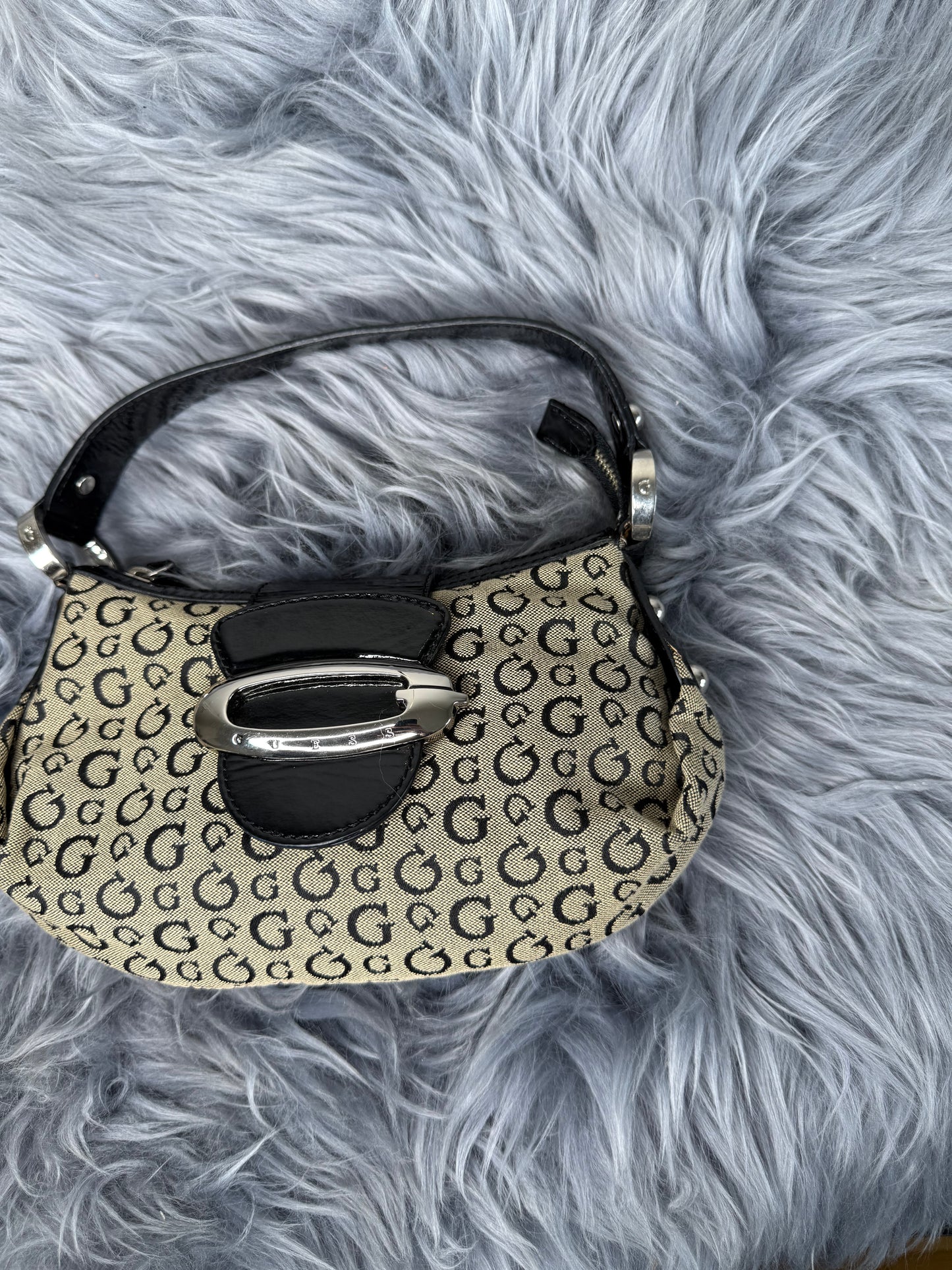 Guess vintage Tasche y2k rare braun schwarz