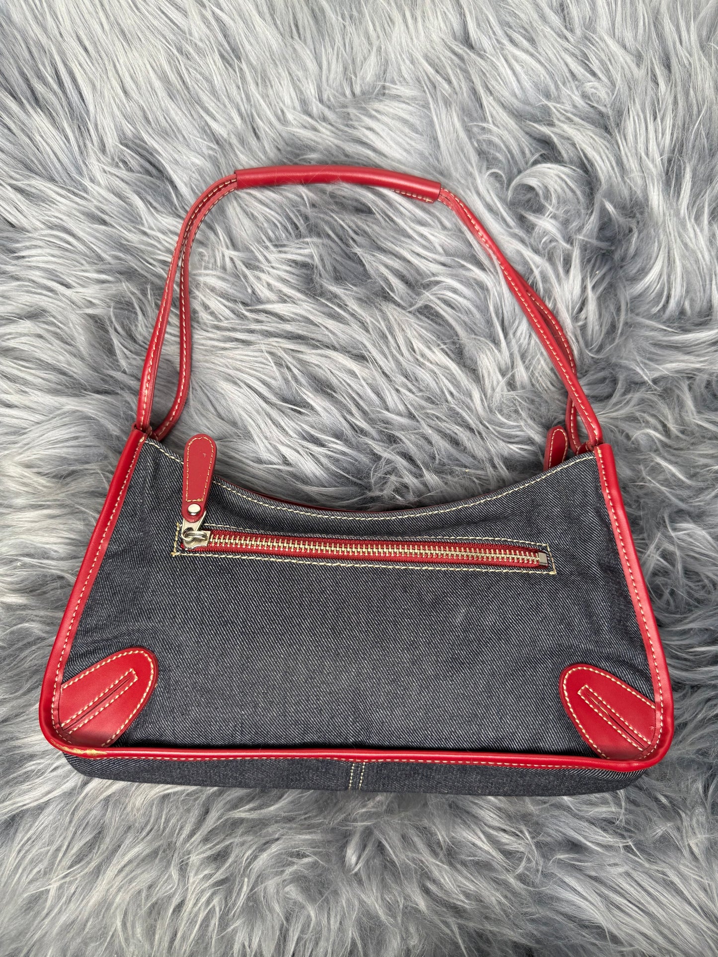 Guess vintage Tasche y2k denim rot