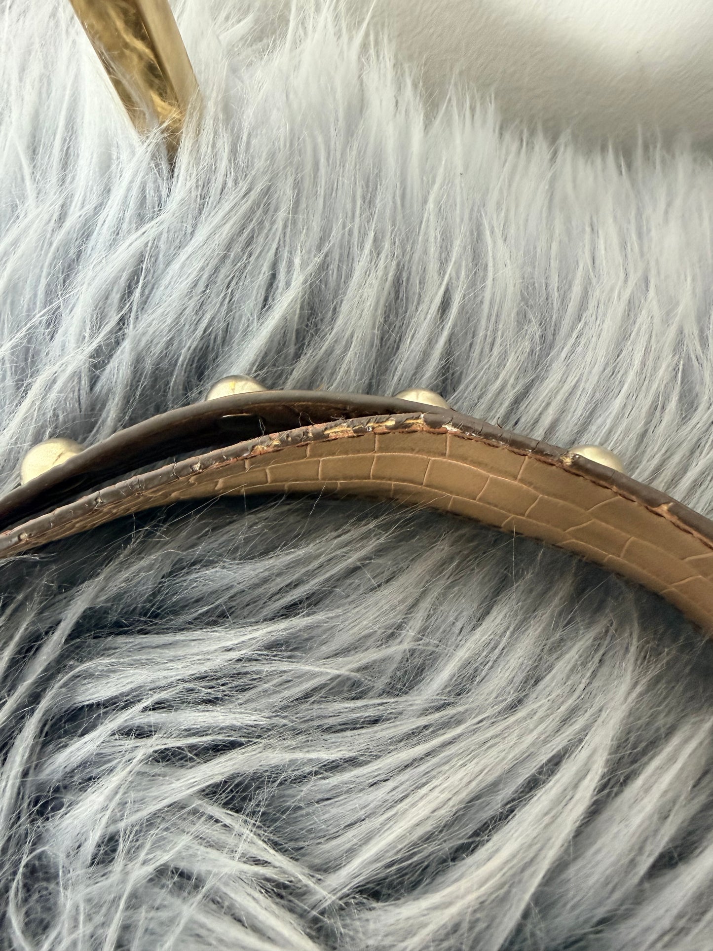 Guess vintage Tasche echt Leder Details