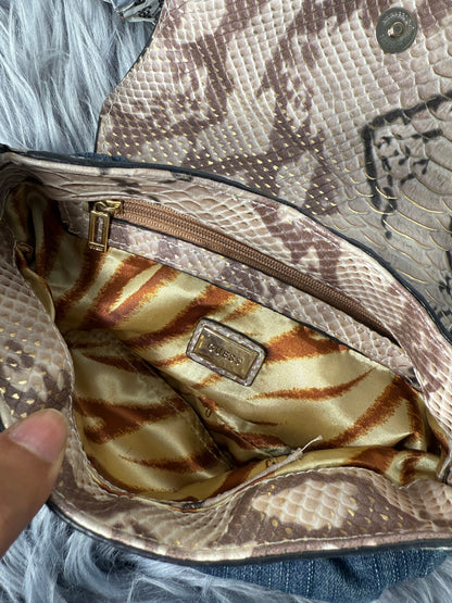 Guess vintage Tasche denim rare blau braun