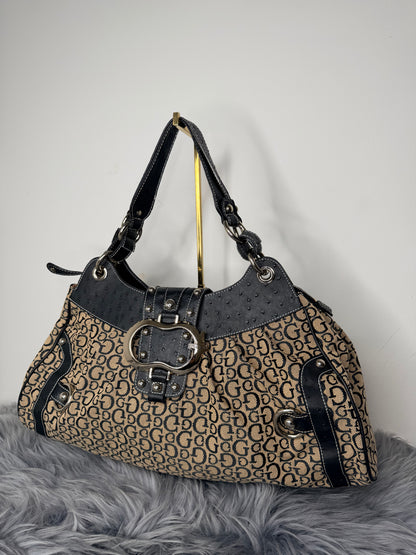 Guess vintage Tasche y2k rare beige schwarz