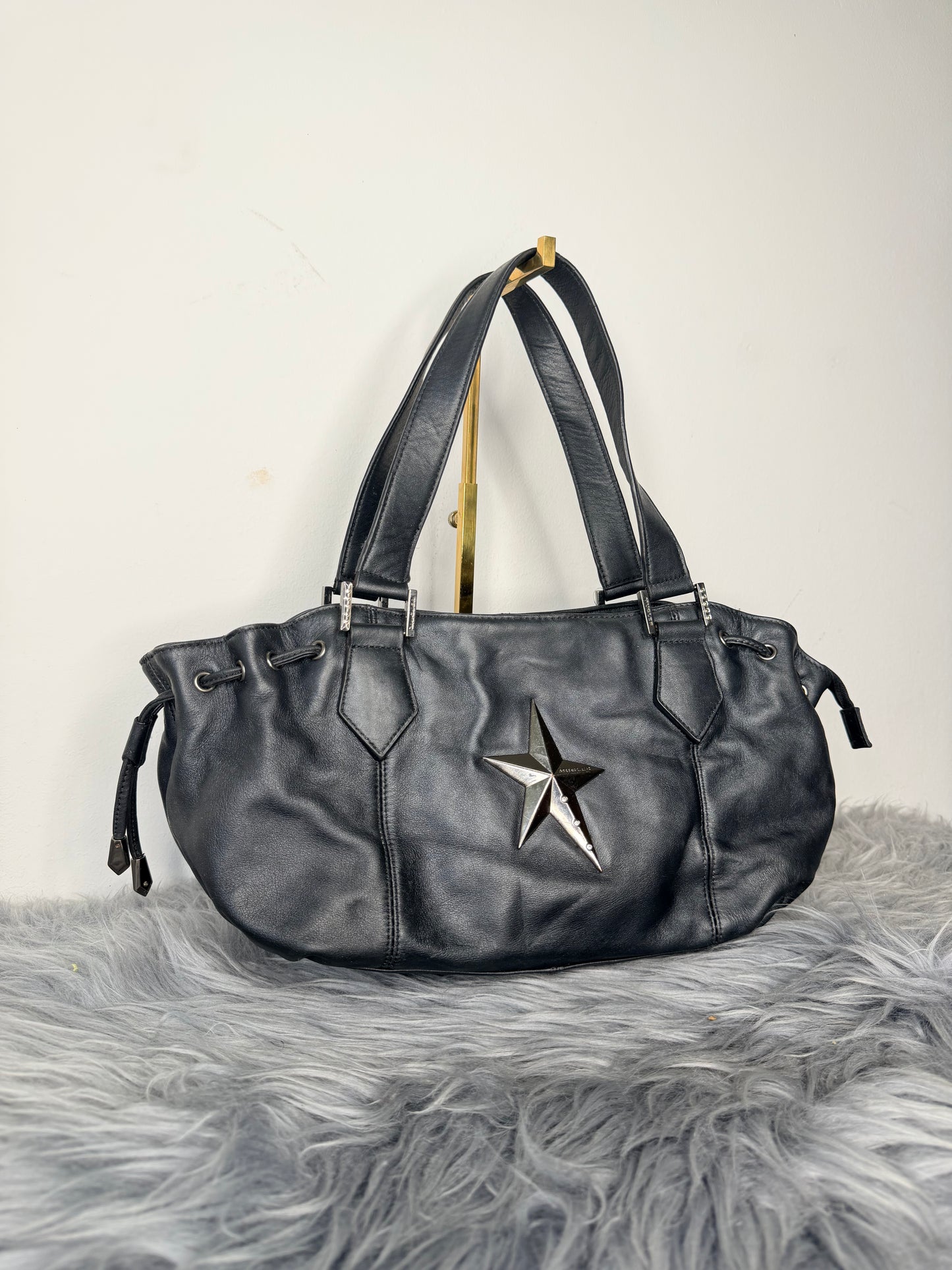 Thierry Mugler vintage Tasche y2k rare Leder
