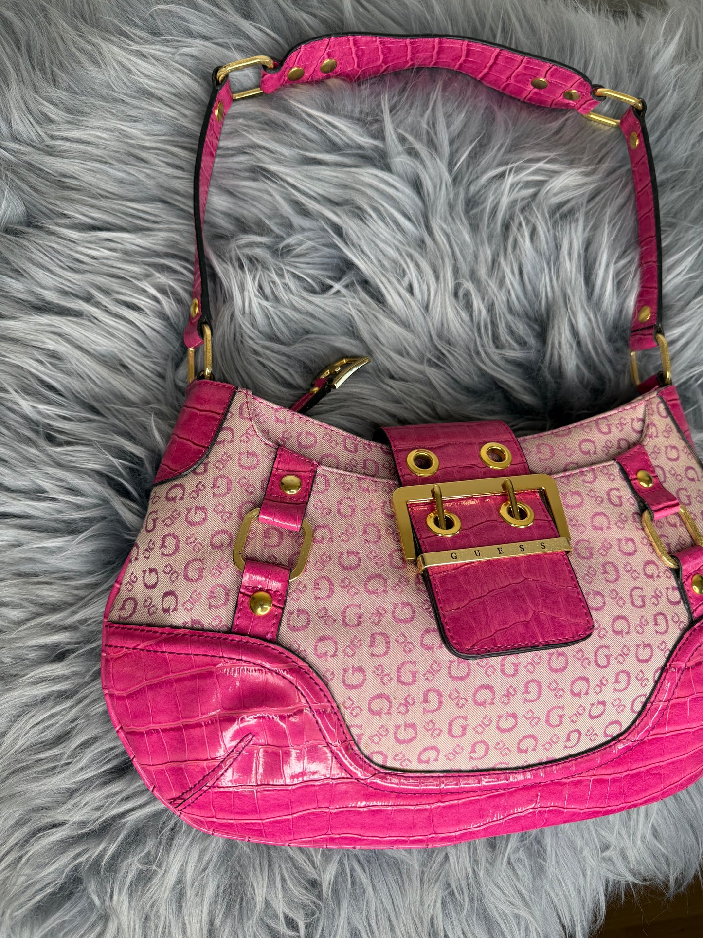 Guess vintage Tasche y2k rare rosa