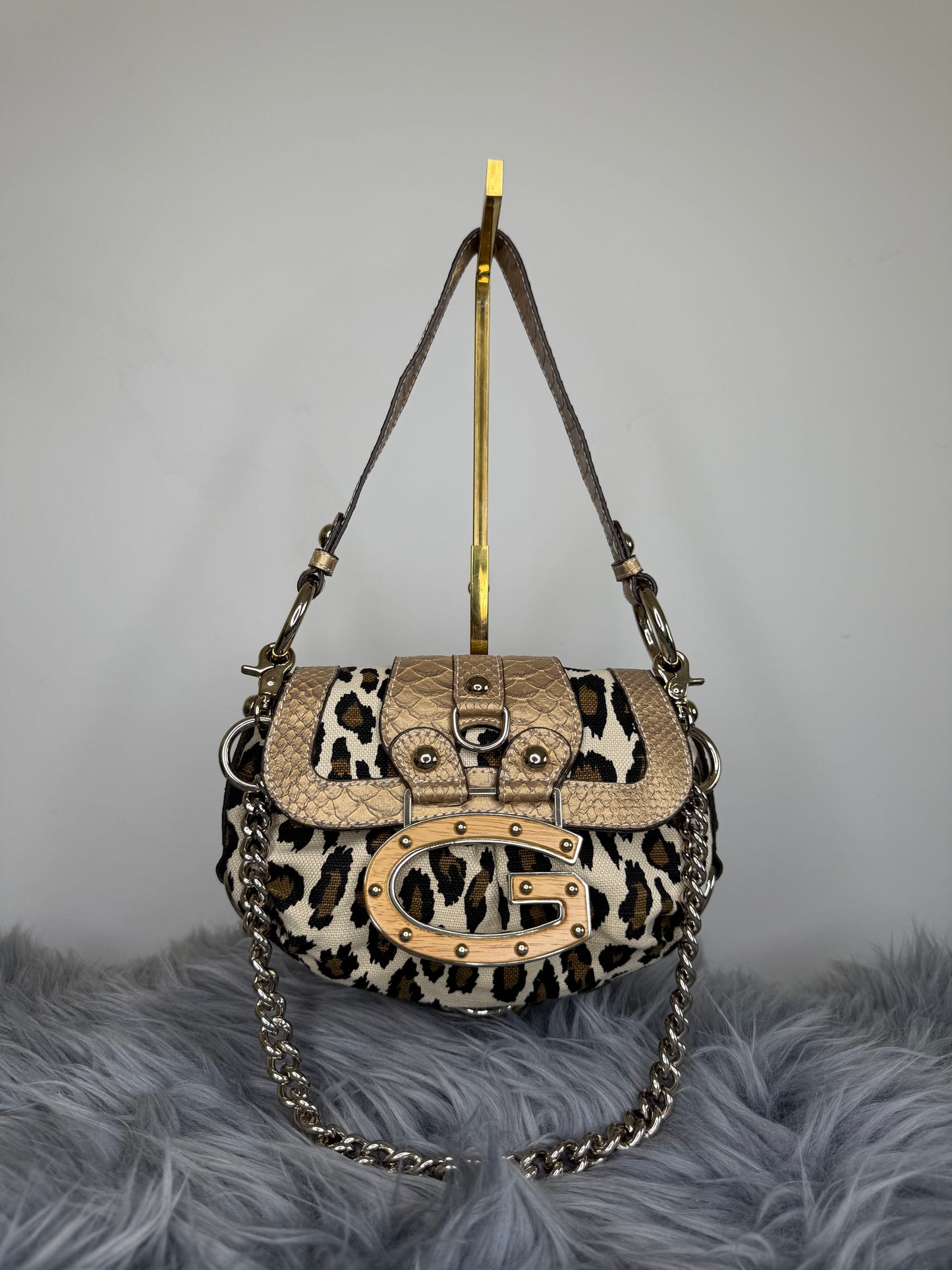 Guess vintage Tasche Leopard neuwertig
