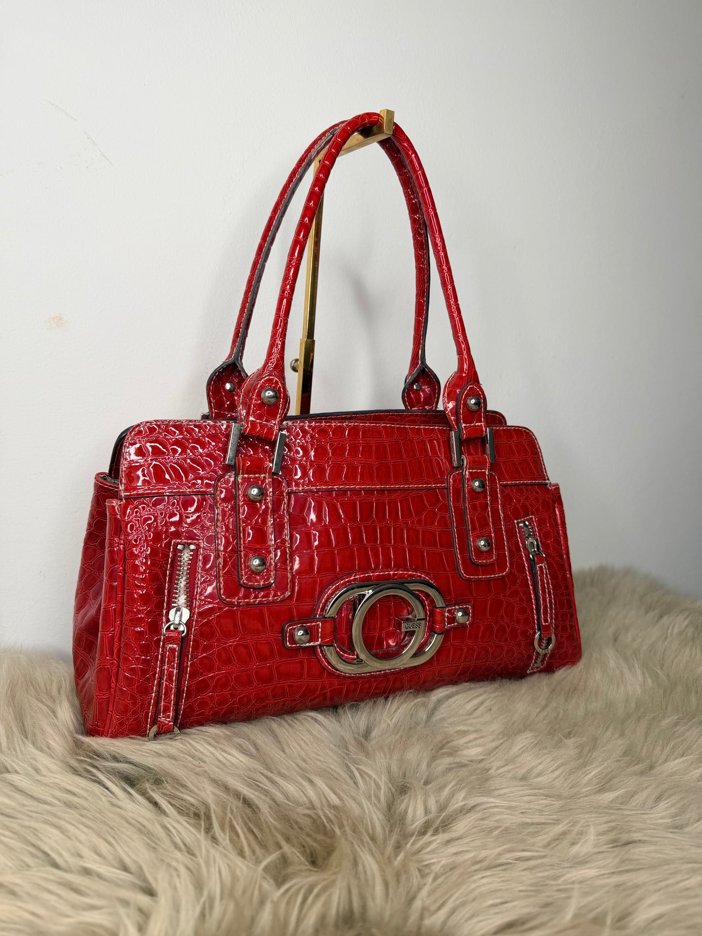 Guess vintage Tasche y2k rare rot