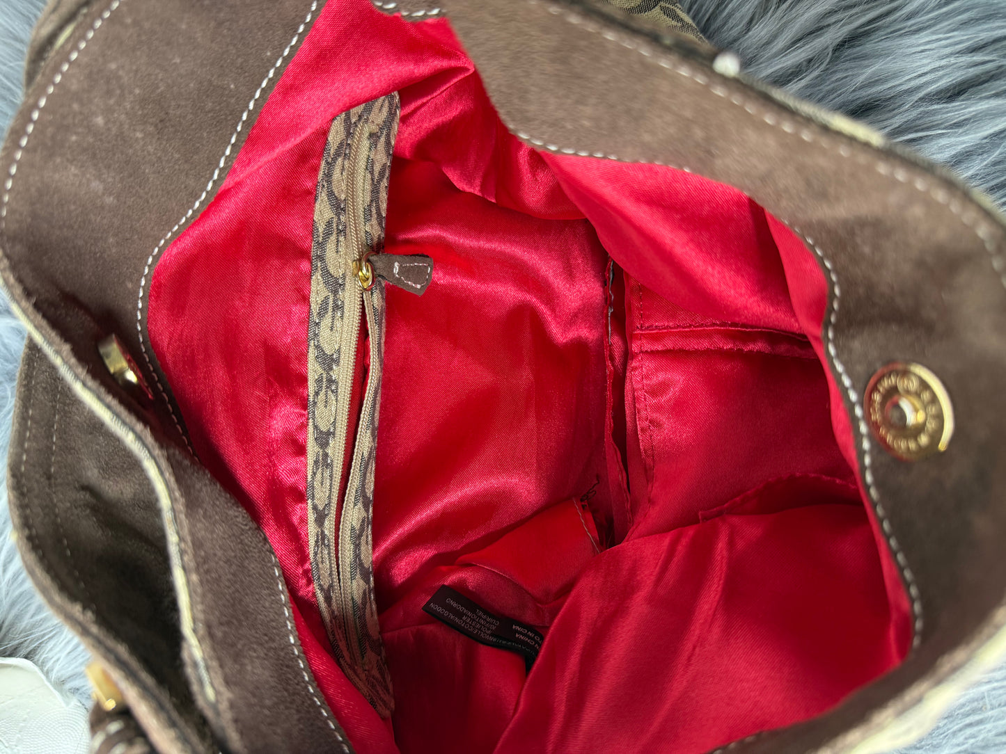 Guess vintage Tasche y2k rare beige braun