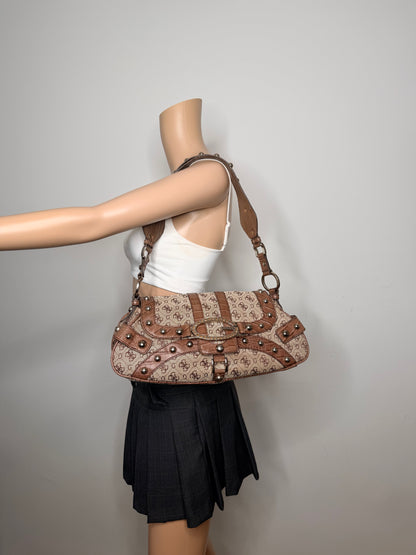 Guess vintage Tasche echt Leder Details