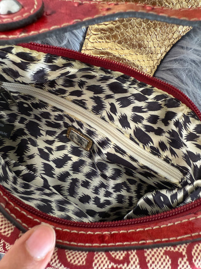 Guess vintage Tasche y2k rot