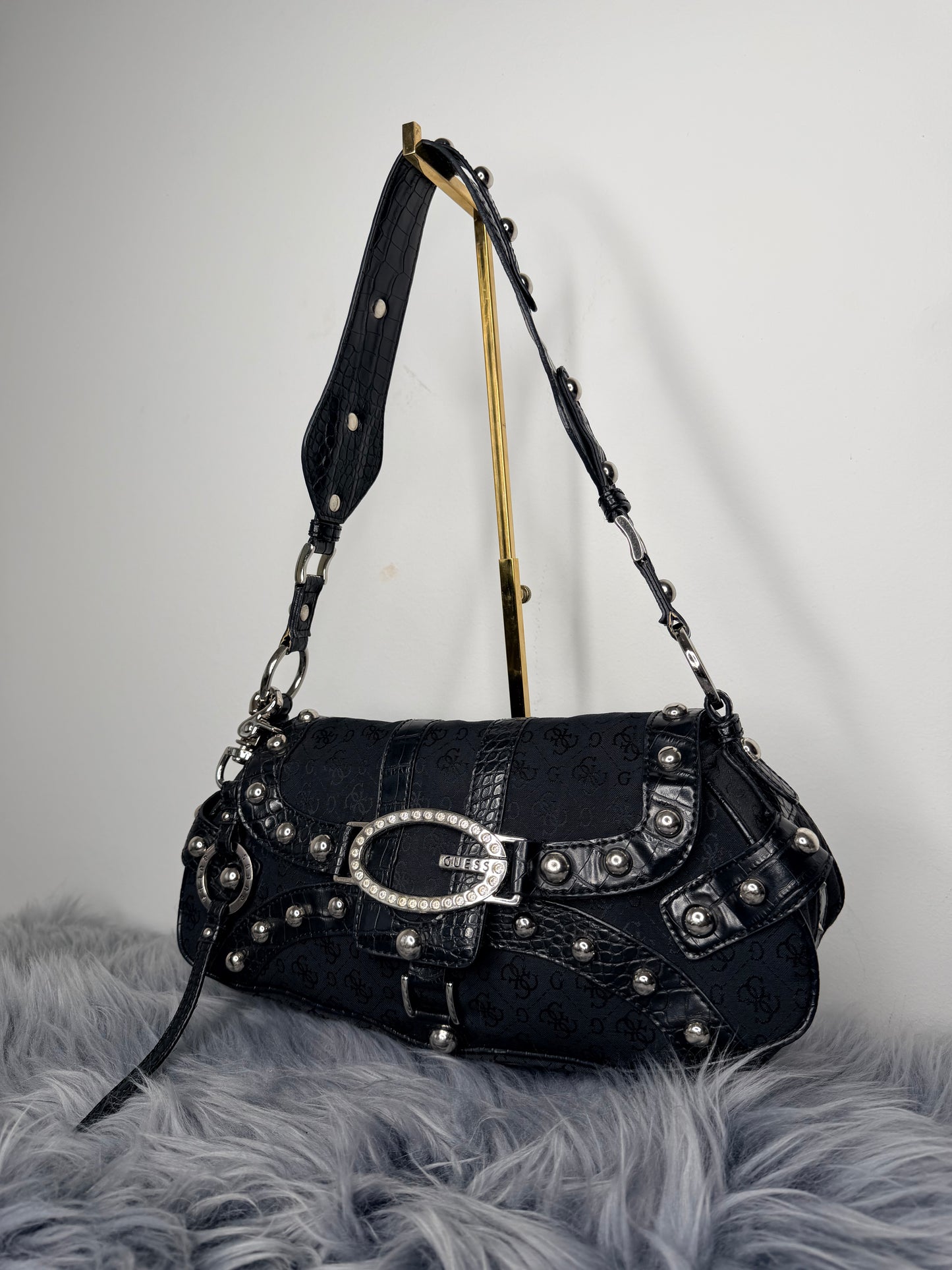 Guess vintage Tasche y2k rare echt Leder Details