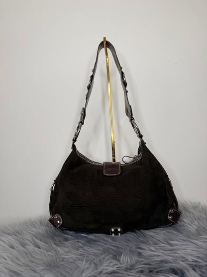 Guess vintage Tasche y2k rare braun samt