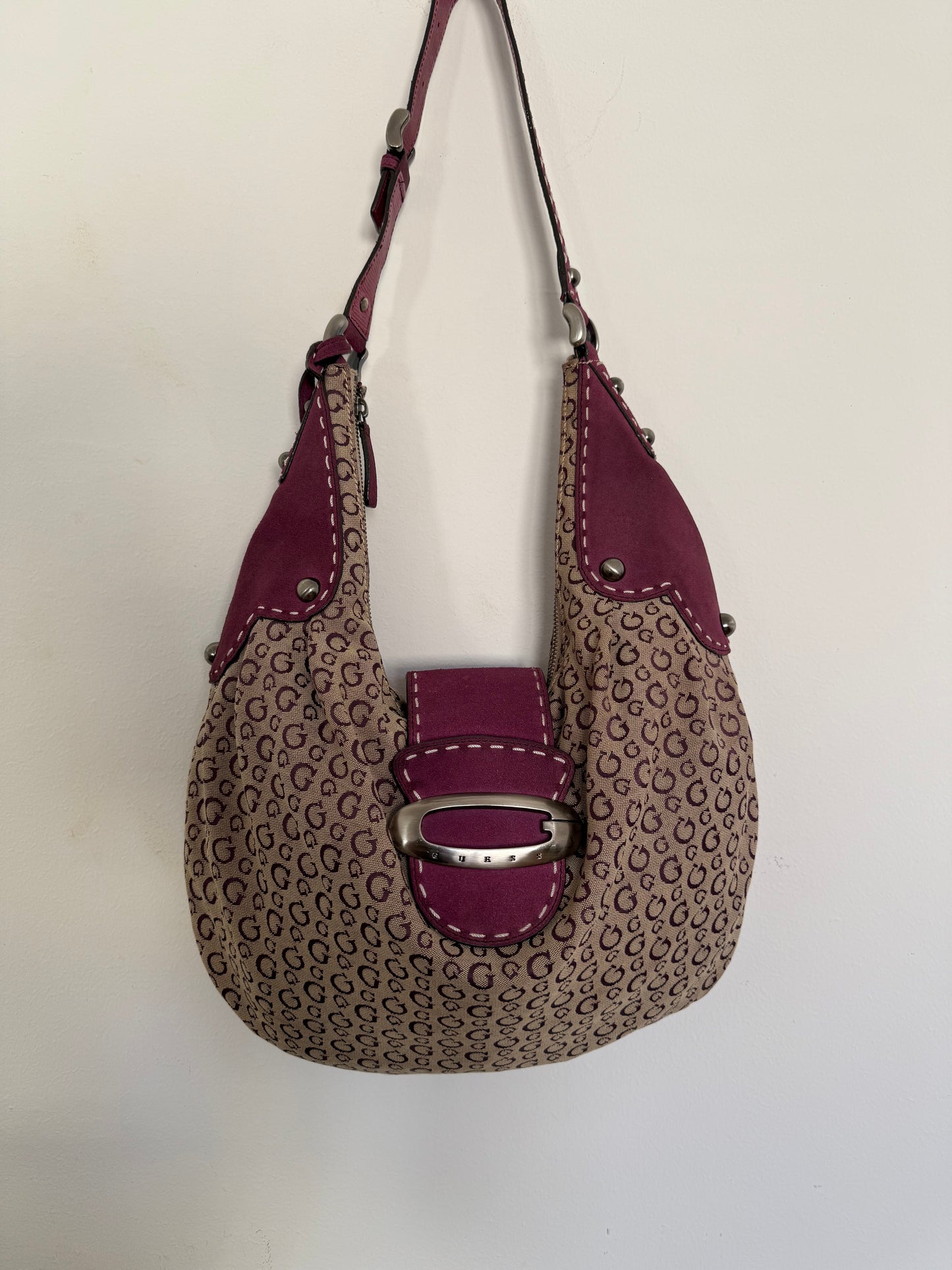 Guess vintage Tasche y2k rare beige pink