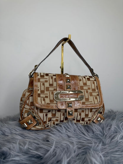 Guess vintage Tasche braun beige