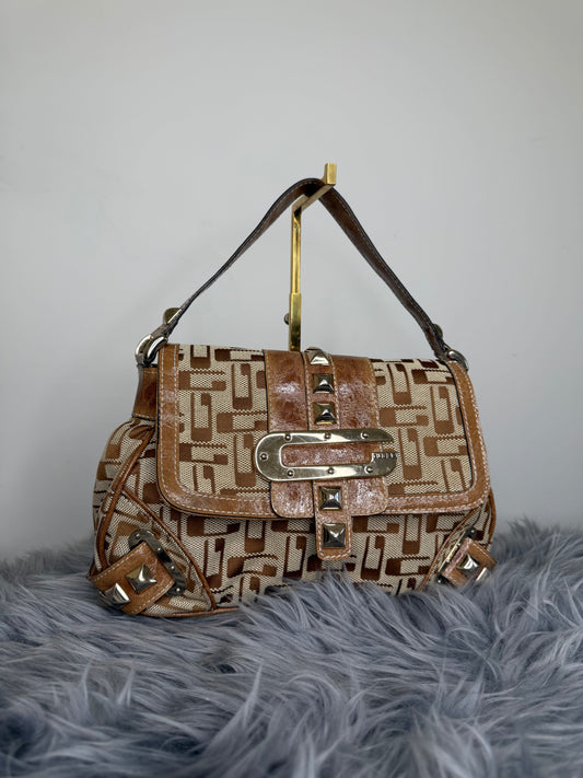Guess vintage Tasche braun beige