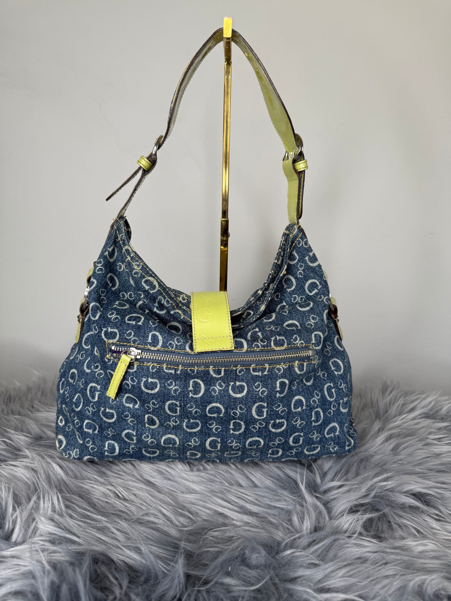 Guess vintage Tasche denim blau