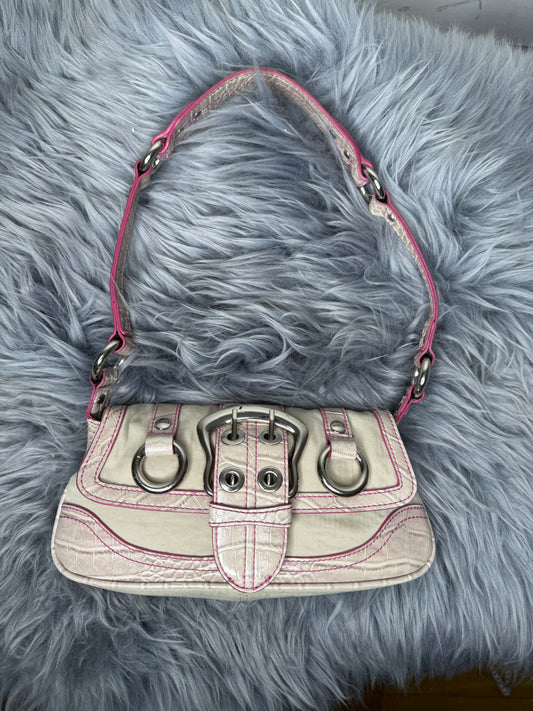 Guess vintage Tasche y2k rare rosa beige