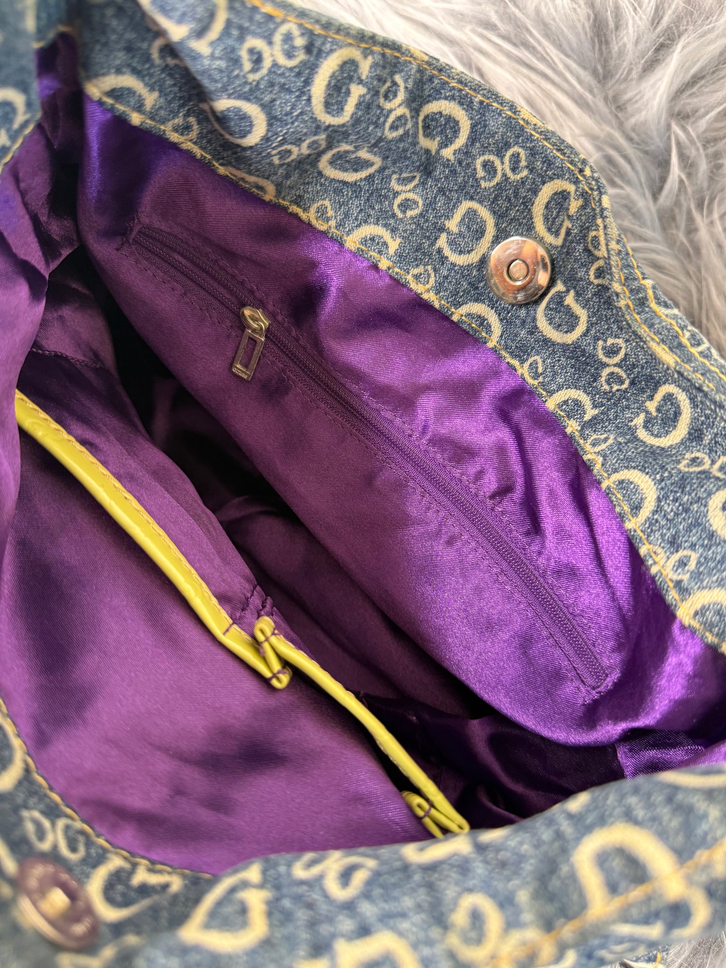 Guess vintage Tasche denim blau