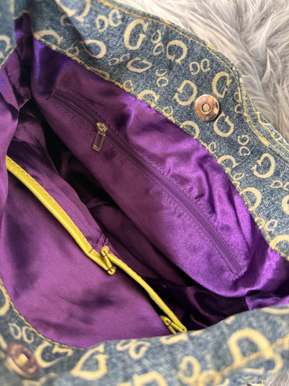 Guess vintage Tasche denim blau